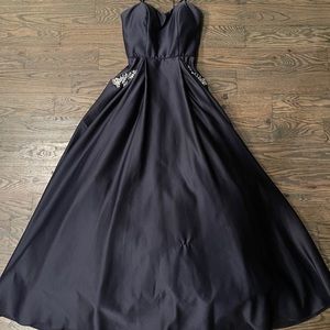 Blue prom dress
